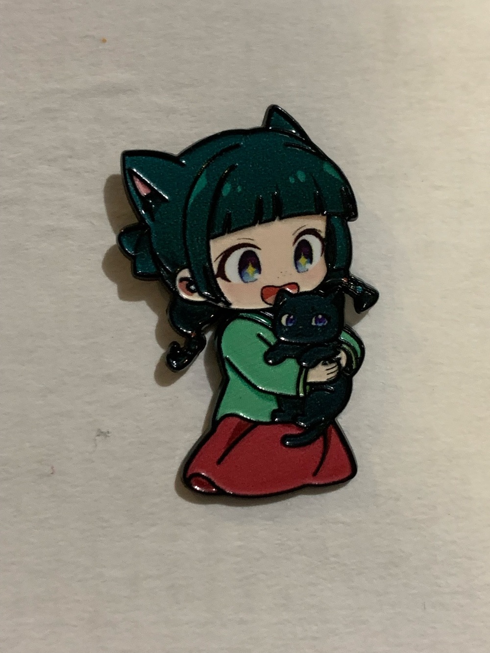 Maomao Enamel Pin with Black Cat - The Apothecary Diaries Anime
